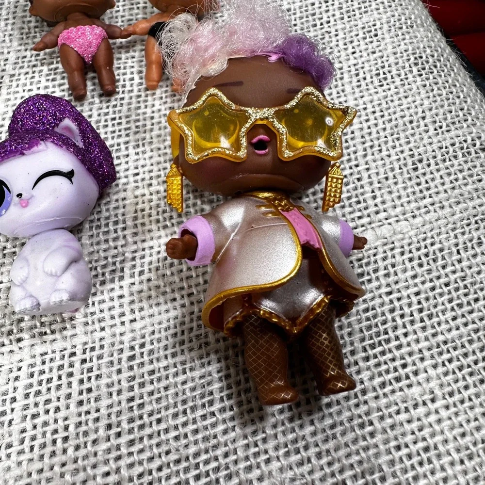 LOL Surprise Dolls Pets Lot 10+ Figures MGA Mixed‎ Bundle Glitter Flocked Series